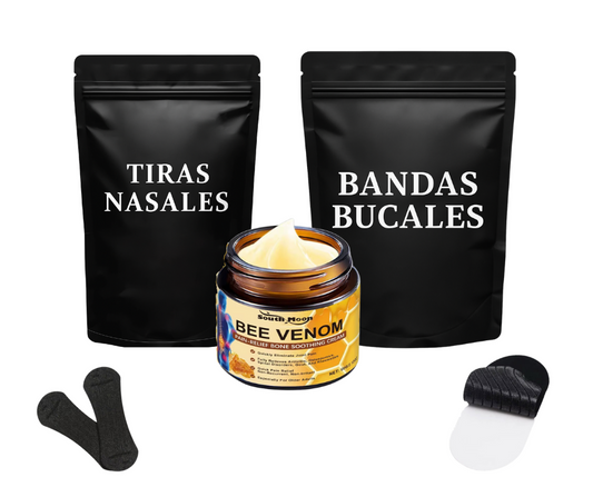 Pack cuidado total - Crema de Veneno de Abeja + Tiras Nasales y Bucales
